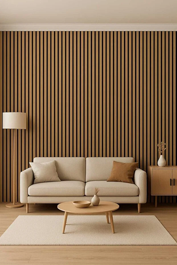 Mdf Ahşap Akustik Duvar Paneli 100x280